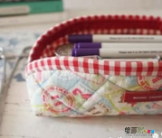布艺手工制作：布艺笔袋DIY