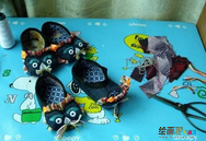 布艺手工制作：手工虎头鞋制作方法带图纸