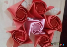 折纸大全：折纸香槟玫瑰的方法过程