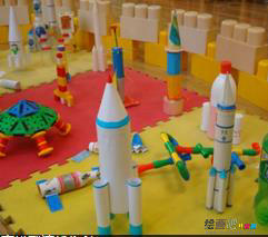 橡皮泥手工制作：儿童手工小制作—简易小火箭模型的做