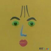 卡纸手工制作大全：迷人的脸