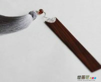 书签制作方法：雅致温婉的红木手工银饰书签