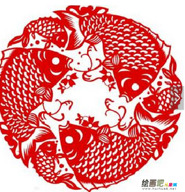 剪纸图案大全：阳剪
