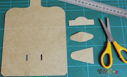 卡纸手工制作大全：DIY手工制作牛皮眼镜包的制作方