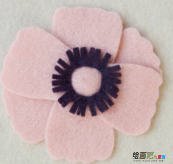 布艺手工制作：布艺玫瑰花