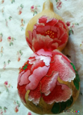 废物利用手工制作：漂亮的DIY手绘葫芦画摆件
