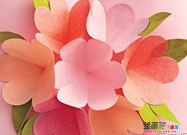 卡纸手工制作大全：怎么制作巨好看的花束立体贺卡