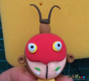 橡皮泥手工制作：diy橡皮泥孙悟空挂饰