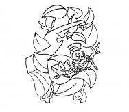卡通螳螂简笔画图片