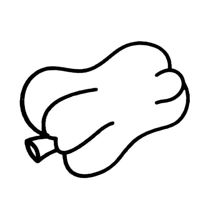 大辣椒蔬菜简笔画步骤图片大全