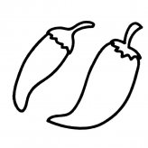 尖辣椒蔬菜简笔画步骤图片大全
