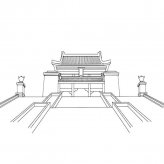 中国特色建筑简笔画步骤图片大全