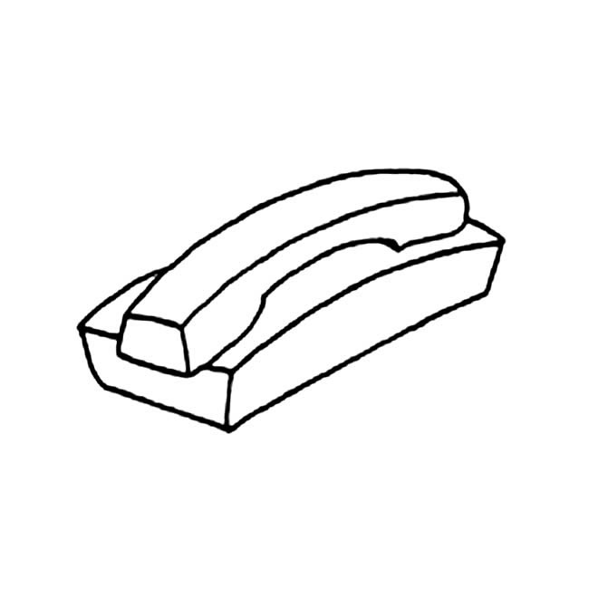 手提电话物品简笔画步骤图片大全
