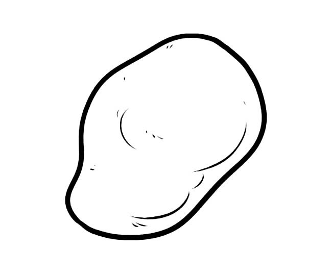 土豆蔬菜简笔画步骤图片大全