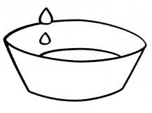 水盆物品简笔画步骤图片大全