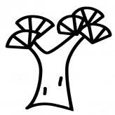 松树植物简笔画步骤图片大全