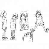 女孩简笔画图片