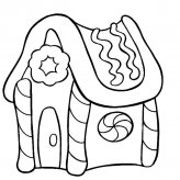 糖果屋简笔画图片