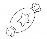 糖果简笔画大全
