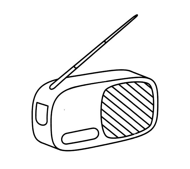 收音机简笔画大全