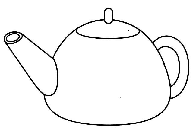 茶壶简笔画图片