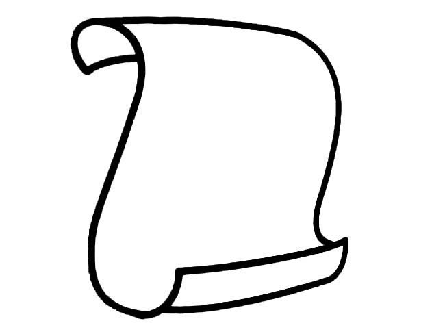 白纸简笔画图片