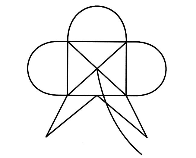 燕子风筝简笔画图片