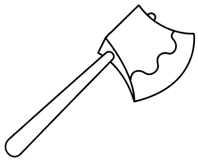 斧子简笔画图片