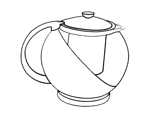 茶壶简笔画图片