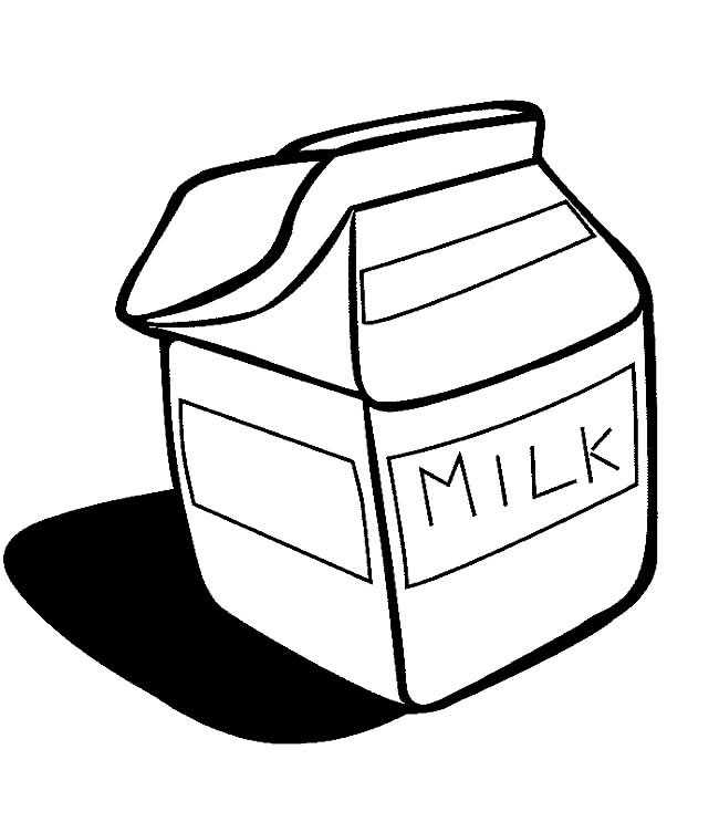 牛奶盒简笔画图片