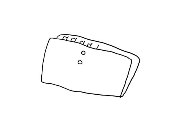 钱包简笔画图片