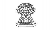 莲花座简笔画图片