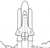 宇宙飞船简笔画图片