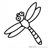 蜻蜓简笔画图片