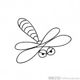 蜻蜓简笔画图片