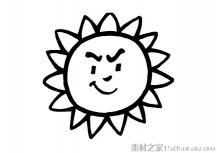 太阳创意简笔画图片