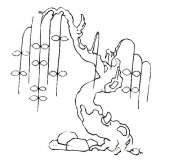 柳树简笔画图片
