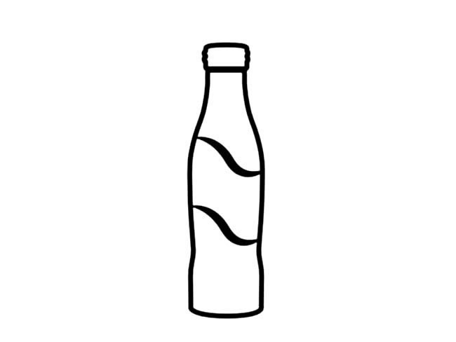 可乐瓶子简笔画图片
