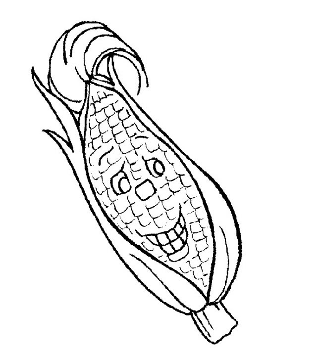 玉米简笔画