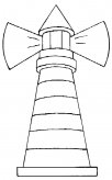灯塔建筑简笔画步骤图片大全二