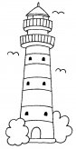 灯塔建筑简笔画步骤图片大全四