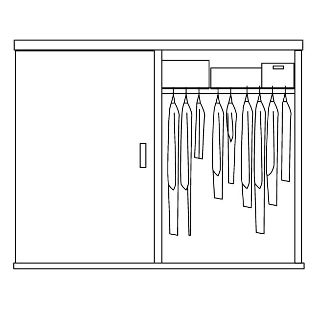 衣柜物品简笔画步骤图片大全