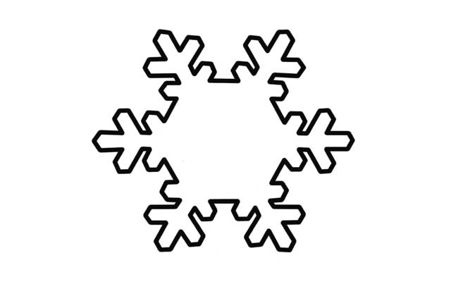 雪花物品简笔画步骤图片大全