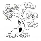 景观树植物简笔画步骤图片大全