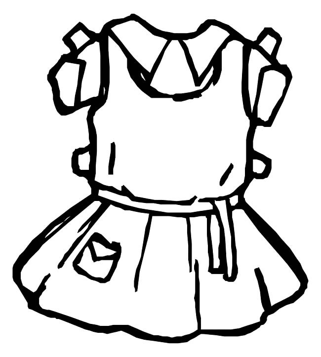 女孩yy服物品简笔画步骤图片大全