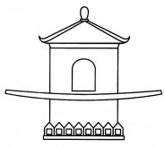轿子交通工具简笔画步骤图片大全