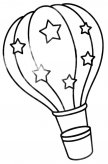 热气球交通工具简笔画步骤图片大全