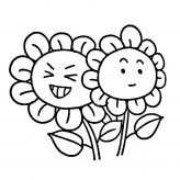 向日葵简笔画图片