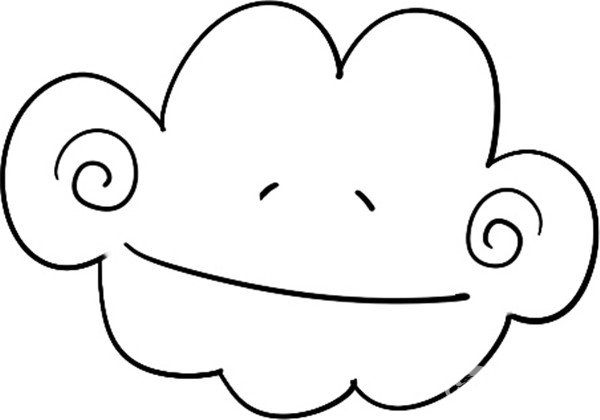 菊花简笔画分解四个步骤图片