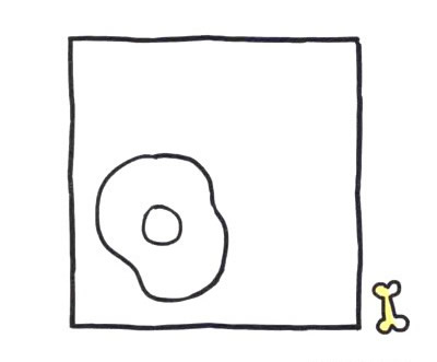 四步画出鸡腿简笔画图片